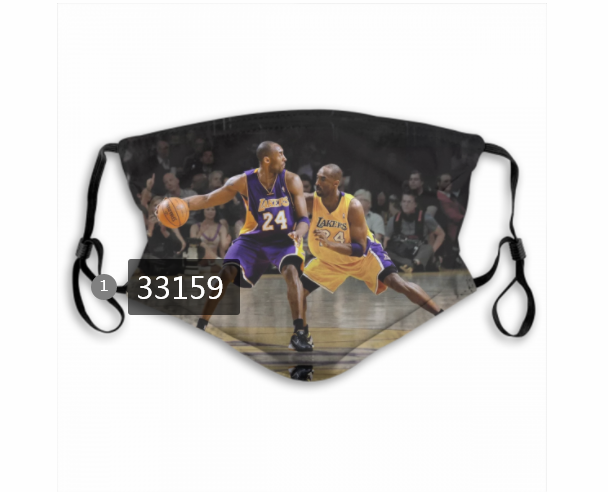 2021 NBA Los Angeles Lakers #24 kobe bryant 33159 Dust mask with filter